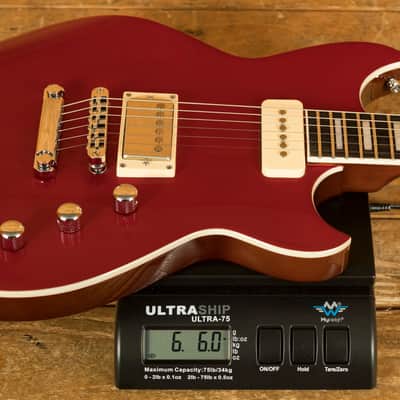Reverend Sensei H90 - Ebony - Metallic Cherry image 8