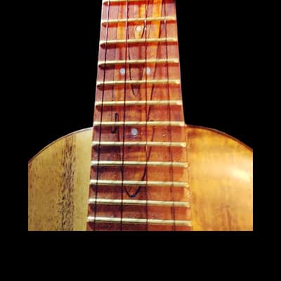 Solid Live Edge Koa Pineapple Concert Ukulele (SCJ - Jazz Hat # 145) image 8
