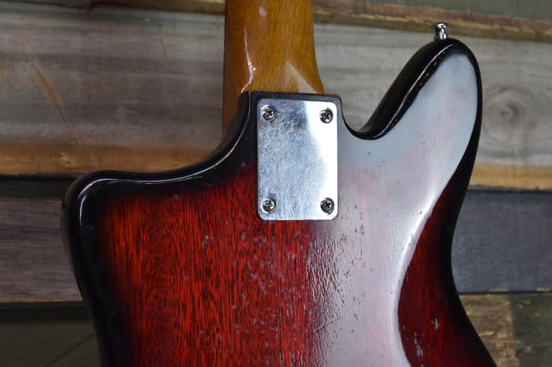 Guyatone EB-4 Short Scale Bass 1960's Red Burst | Reverb