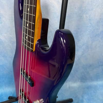 Fender Japan JB-62 Jazz Bass Magenta Burst, MIJ image 10