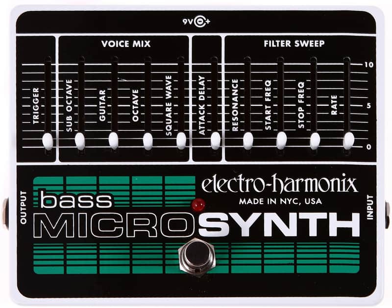 Electro Harmonix Bass Microsynth Effects Bass Pedal image 1