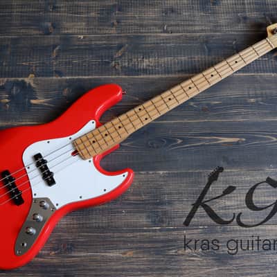 Brian by Bacchus BJB-380 Jazz Bass 1997-2000 Red image 1