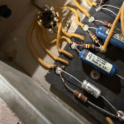 1963 Fender Princeton 6G2 Brownface Guitar Amp image 20