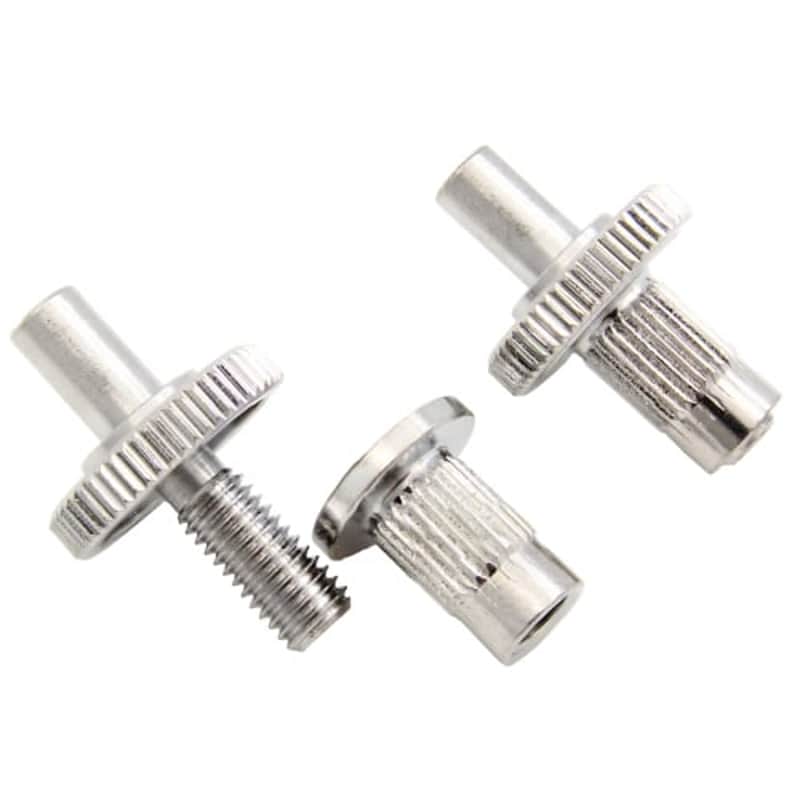 Chrome Bridge Post - For Nashville Bridges, Plated Brass, USA image 1