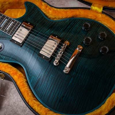 GIBSON USA Custom Shop Special Order Les Paul Axcess Custom Widow "Peacock Blue" (2026) image 2
