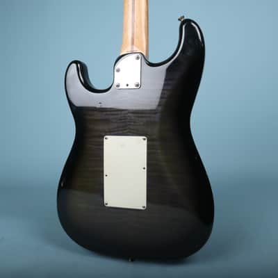 1993 Fender MIJ Stratocaster HSS Floyd Rose Blackburst image 6