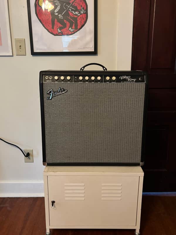Fender Vibro-King 20th Anniversary Edition 60-Watt 3x10" Guitar Combo 2013 - 2014 - Black + Silver Bild 1