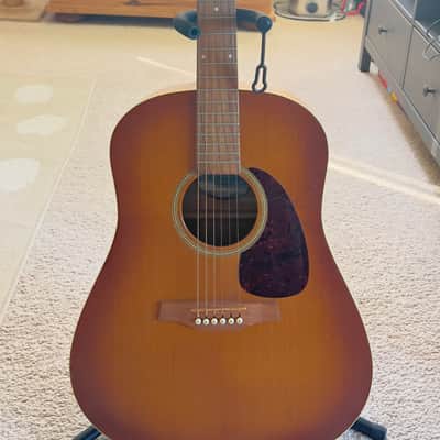 Seagull Seagull Entourage Rustic Acoustic Guitar - Solid Cedar Top - Made in Canada - Serial 029822021109 2008 or newer - Rustic burst finish image 1