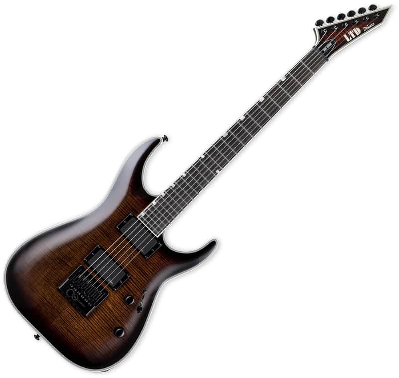 ESP LTD MH-1000ET Evertune Guitar Dark Brown Sunburst B-Stock image 1