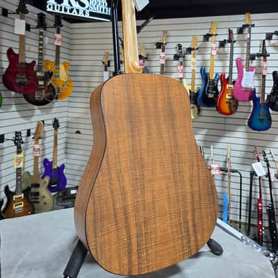 Martin D-X1EL Left-Handed Koa Acoustic-electric Guitar - Figured Koa w/Gig Bag & PLEK*D #579 image 9