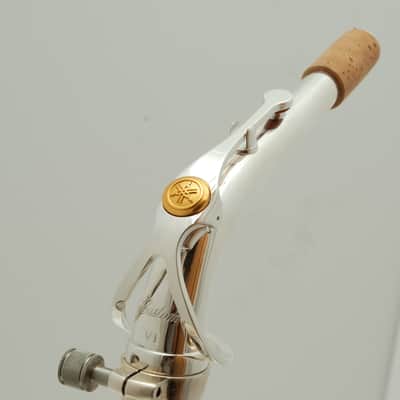 Yamaha Custom AV1S Alto Saxophone Neck, V1 Silver Plate/Gold Option image 10