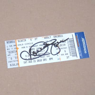 Tommy James Memorabilia Autograph Tickets Book Pics "Shondells" "Mony Mony" image 7