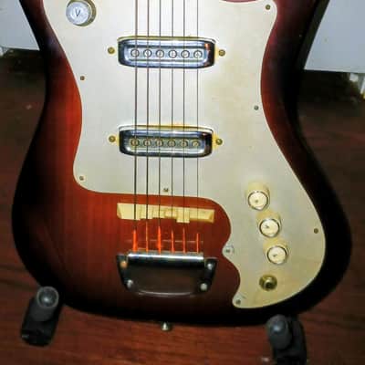 Vintage 1960s 1970s Kawai Kingston Short Scale Guitar Japan image 2