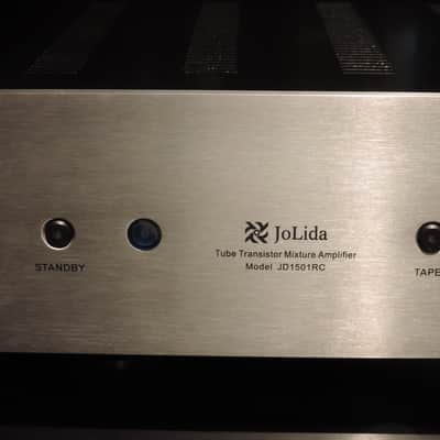 Jolida 1501RC Tube Hybrid Integrated Amplifier w/ Remote - Silver image 2