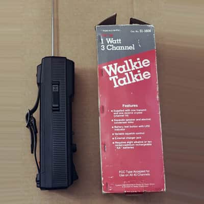 Radio Shack TRC-86 CB Walkie Talkie 3-Channel 1-Watt, 48 inch Antenna with Box image 7