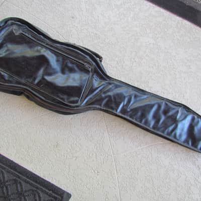 Vintage Fender Bass Gig Bag 1960's Era Unlabeled Fender Style Bass Gig Bag Cool Vintage Leatherette Bass Gig Bag image 1
