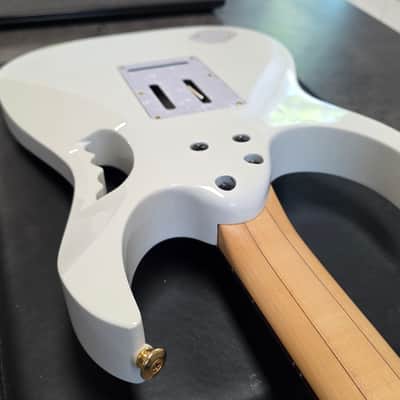 Ibanez JEM-7V TEAM J. CRAFT Prestige Steve Vai Signature 2008 White MIJ Japan JEM7V 7 6 String Pro Artist Guitar CASE QUEEN Tree of Life HSH Scalloped Super Strat image 11