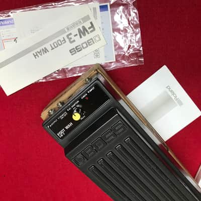 Boss FW-3 Foot Wah in the original box with manual, warranty card etc.  Sounds great! image 24