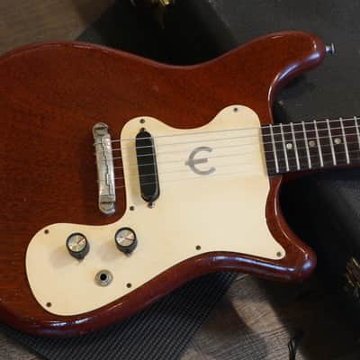Vintage! 1964 Epiphone Olympic All OG Electric Guitar Cherry Red + HSC image 2