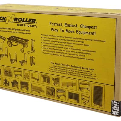 RocknRoller R10RT MultiCart R10 500lb Capacity DJ PA Equipment Transport Cart image 11