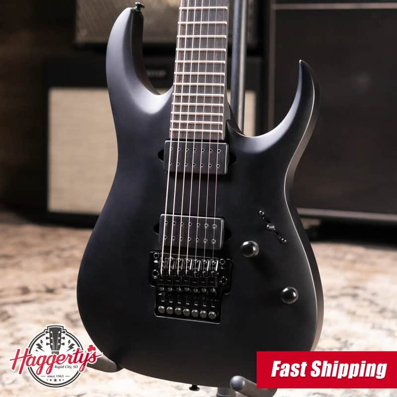 Ibanez KTYIN James "Munky" Shaffer Signature 7-String Electric Guitar - Matte Black with Gig Bag image 1