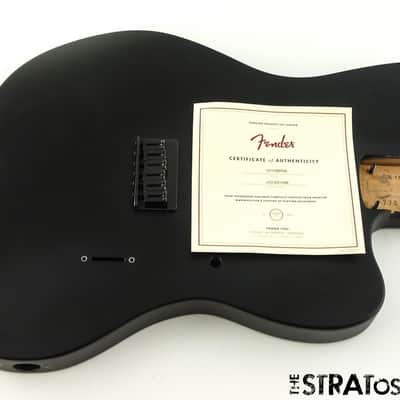 USA Fender JIM ROOT Jazzmaster Mahogany HH BODY + HARDWARE, American Flat Black image 2