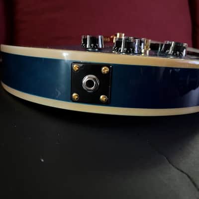 Firefly Firefly FFLP Custom Elite Les Paul Style Ocean Blue Quilted Maple Top 2024 - Standard image 11
