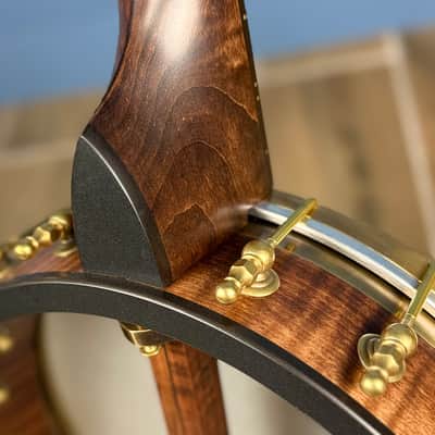 Custom Pisgah Tenor Laydie 19-Fret - 11" Curly Maple 4-String Electric Tone Ring Irish Tuning image 21