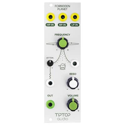 TipTop Audio Forbidden Planet Eurorack Filter Module (White) image 2
