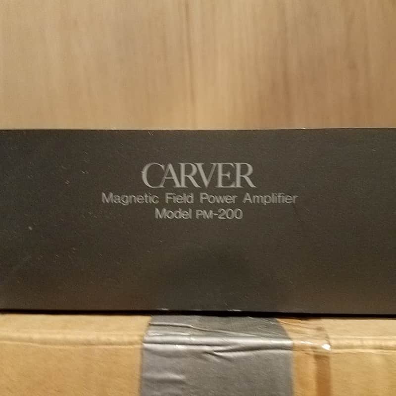Carver Power Amp Used with box image 1