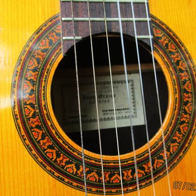 Juan Orozio #8 Classical Guitar, 1970, Japan, NYC Maker, Rosewood, image 3