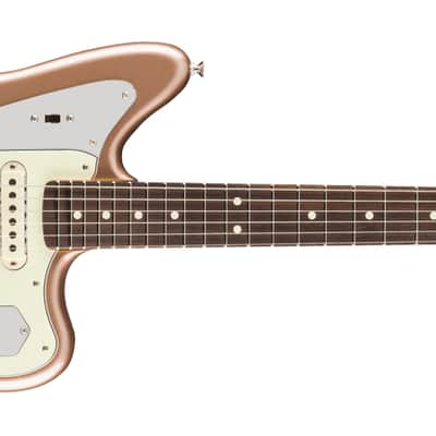 Fender American Professional Classic Jaguar Rosewood Fingerboard - Faded Firemist Gold image 7