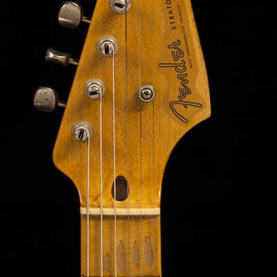 Fender Custom Shop 1954 Heavy Relic Stratocaster® White Blonde Limited (455) image 5