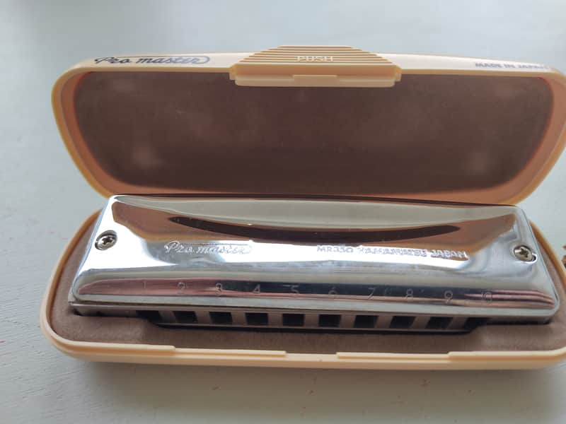 Suzuki MR-350 Promaster Diatonic Harmonica - Key of A 2001 - Silver image 1