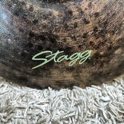 STAGG BM HR BLACK METAL ROCK TOP HI HAT 14" image 4