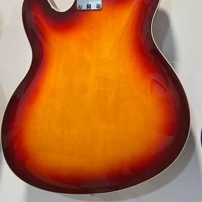 2017 Fender Modern Player Starcaster Guitar Aged Cherry Burst image 2