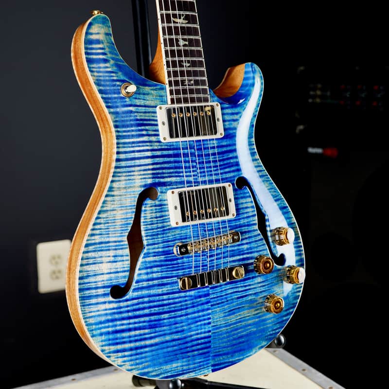 PRS McCarty 594 Hollowbody II 10 Top Faded Blue Jean image 1