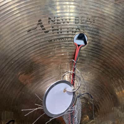 Zildjian - Rick Allen's Def Leppard, 13" New Beat Hi Hat Bottom Trigger (RA #4003) SIGNED!! image 11