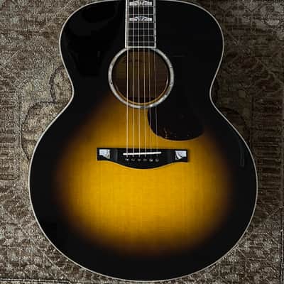 Eastman AC630-SB Jumbo Acoustic Guitar w/ Hard Case & Free Pro Setup image 2