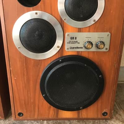 Rare Vintage Gradiente GR 8 Speakers (Garrard) image 3
