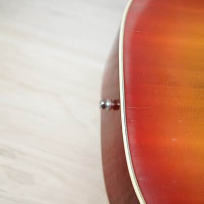 Morris WH-20 MIJ 1978 Red Sunburst Vintage Made in Japan MIJ w/ Bag image 8