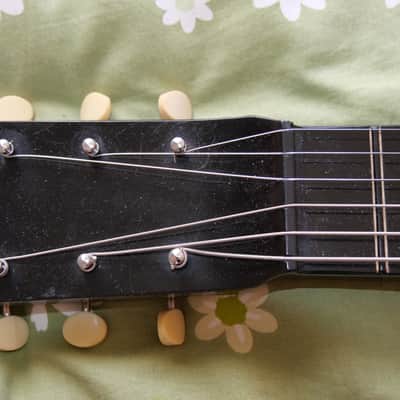 Rickenbacker Rickenbacker B6 "Panda" lap steel guitar 1940's - black and white image 4