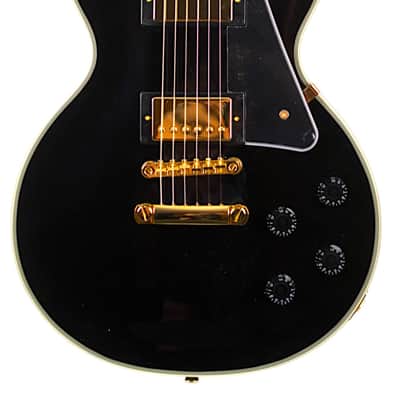 New Epiphone Inspired by Gibson Custom Les Paul Custom Ebony #25011526037 image 3