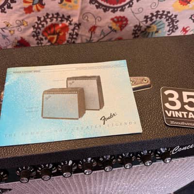 Vintage early 80’s Fender Rivera era Concert II 1-12 combo fully serviced image 2