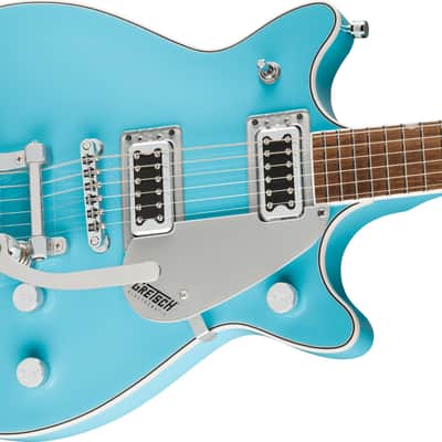 Gretsch G5232T Electromatic Double Jet FT with Bigsby, Laurel Fingerboard, Kailani Blue image 2