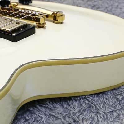2008 made Epiphone CHINA Les Paul Custom Alpine White Qingdao Made in China image 8