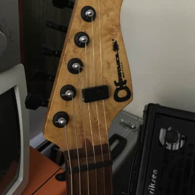Charvel San Dimas 1984 natural Hawaiian Koa image 4