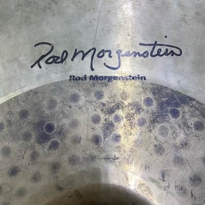Sabian  21” signature  2000s  Brass rod morgenstein tri top ride image 3