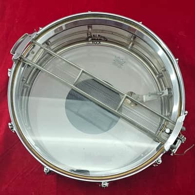 Rogers Dyna-Sonic 14x5 Snare Drum 1960s - Chrome Over Brass image 3