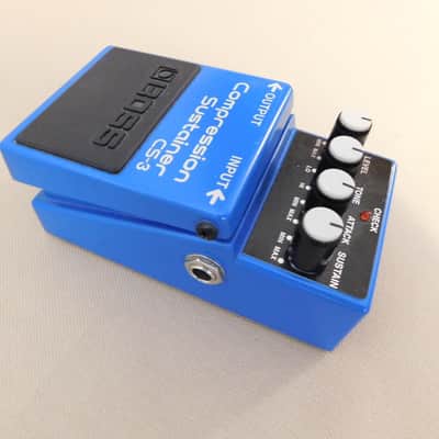Boss CS-3 Compression Sustainer (Silver Label) 1997 - Present - Blue image 4